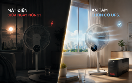 Bảo Vệ Quạt Thông Minh Bằng UPS: Giải Pháp Sống Còn Cho Thiết Bị Đắt Tiền