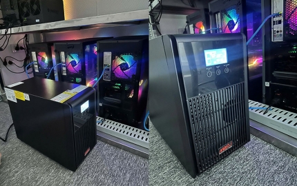 Lắp đặt bộ lưu điện 3000VA cho hệ thống máy chủ lưu trữ dữ liệu tại Data Center TpHCM
