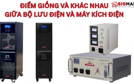 So Sánh Bộ Lưu Điện Và Máy Kích Điện: Có Gì Giống & Khác?