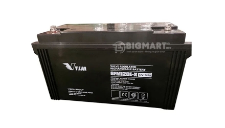 Ắc quy Vision 6FM120E-X (12V-120Ah)
