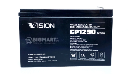 Ắc quy Vision CP1290 (12V-9Ah)