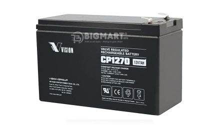 Ắc quy Vision CP1270 (12V-7Ah)