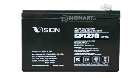 Ắc quy Vision CP1270 (12V-7Ah)
