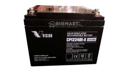 Ắc quy Vision CP12240E-X (12V-24Ah)