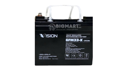 Ắc quy Vision 6FM33-X (12V-33Ah)