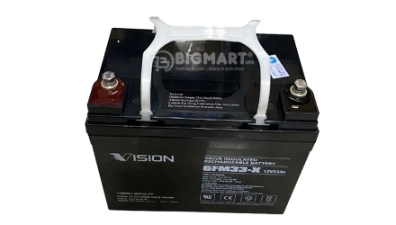 Ắc quy Vision 6FM33-X (12V-33Ah)
