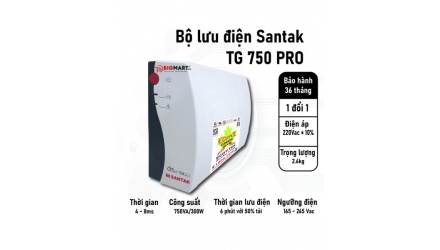 Bộ Lưu Điện UPS Santak TG750 Pro 750VA/300W