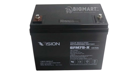 Ắc quy Vision 6FM75-X (12V-75Ah)