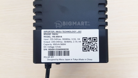 Bộ lưu điện MASU MS-650VA (390W)