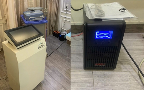 Lắp đặt bộ lưu điện 1000VA, ắc quy 30Ah cho thiết bị xét nghiệm y sinh học