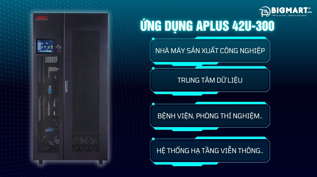 Mua UPS Masu Aplus 42U-300(PM-50) 300KVA ở BIGMART
