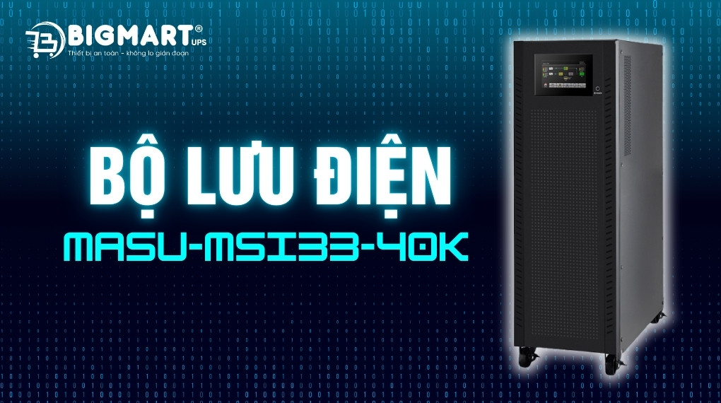 Bộ lưu điện công nghiệp Masu MSI33-40K (40kVA/40kW)