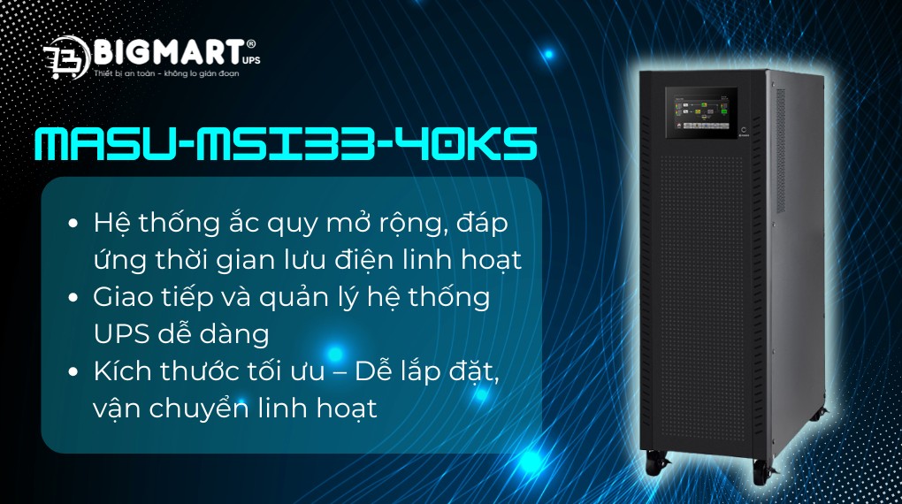 Masu MSI33 – 40KS 40kVA/40kW