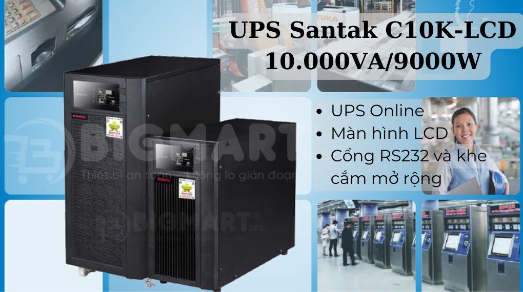 UPS Santak C10K-LCD 10000VA/9000W
