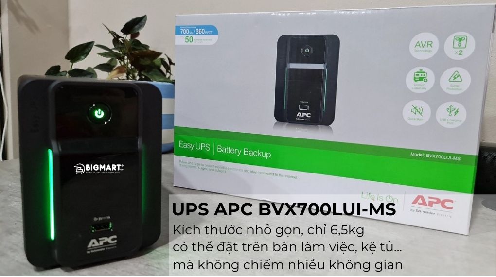 UPS APC BVX700LUI-MS 700VA/360W