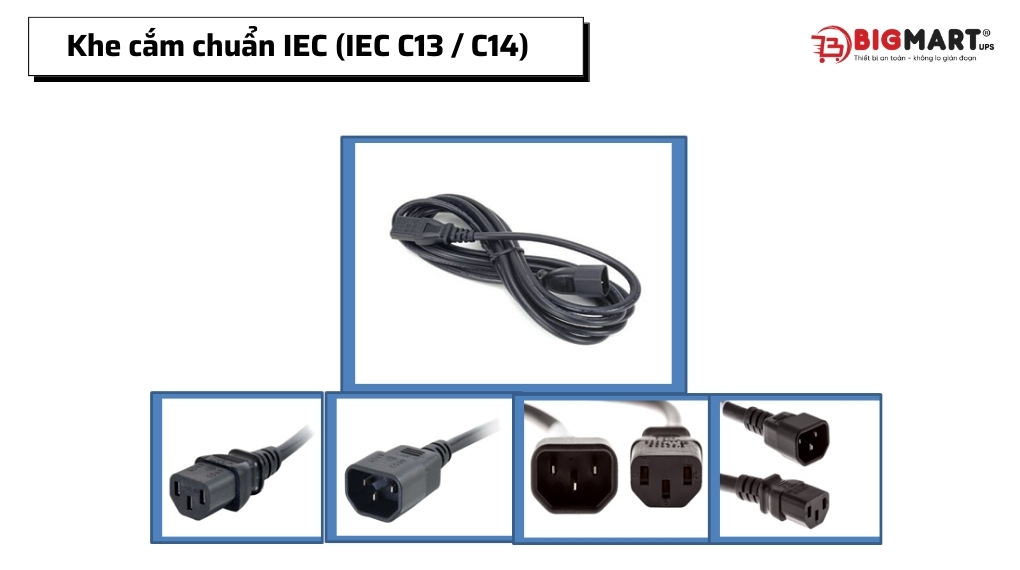 Khe cắm chuẩn IEC (IEC C13 / C14)