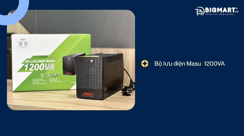 Bộ lưu điện MASU MS 1200VA