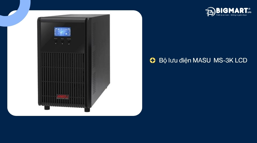 Bộ lưu điện MASU MS 3k LCD