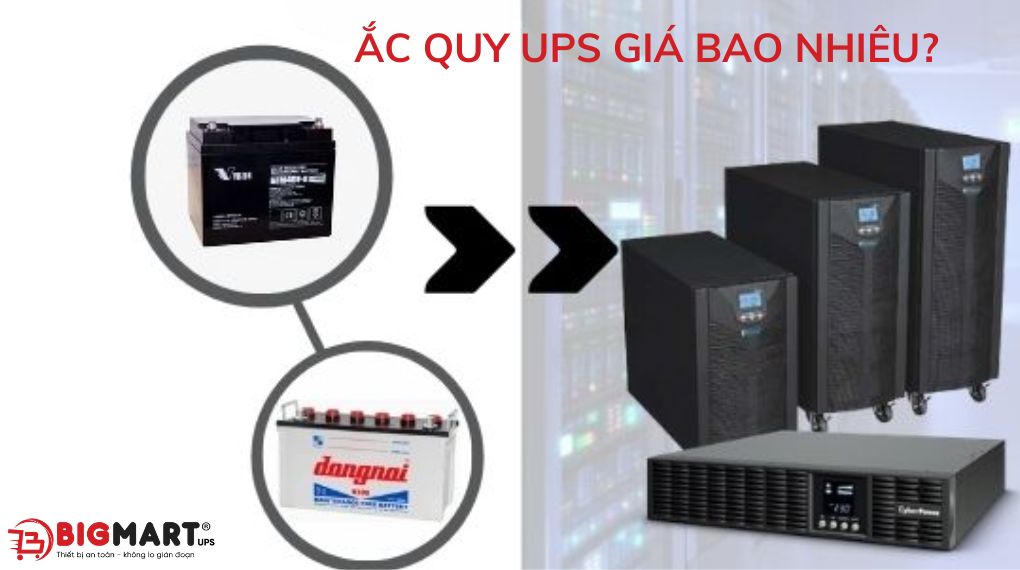 Giá thành của ắc quy bộ lưu điện trên thị trường