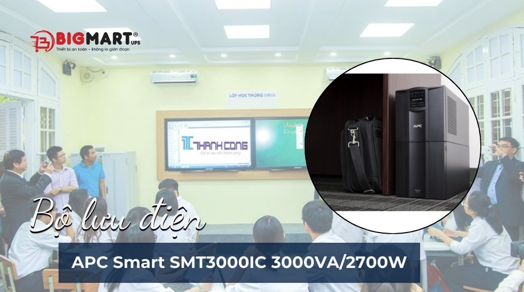 Bộ Lưu Điện APC Smart SMT3000IC 3000VA/2700WBộ Lưu Điện APC Smart SMT3000IC 3000VA/2700W