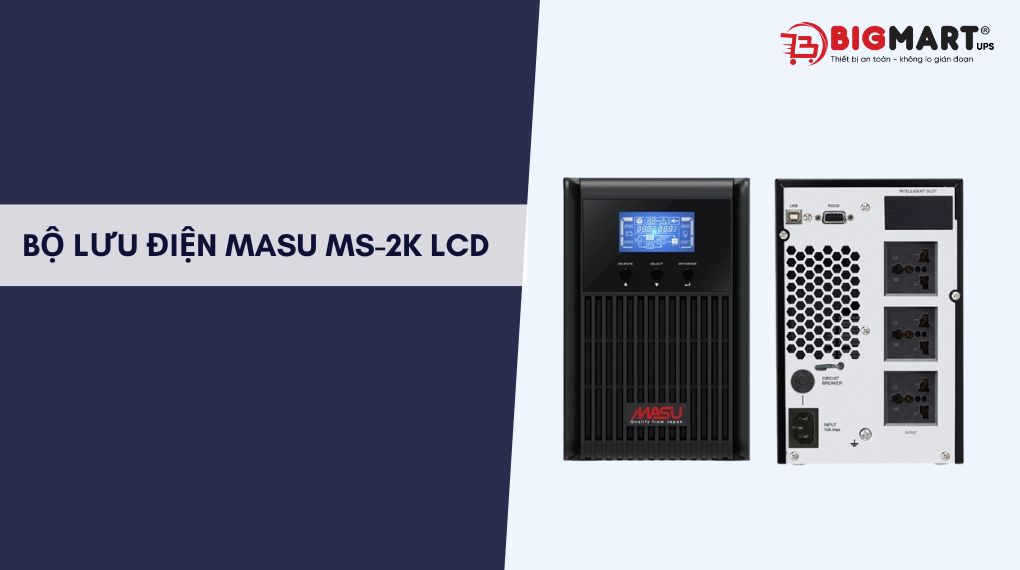 Bộ lưu điện Masu MS-2KLCD