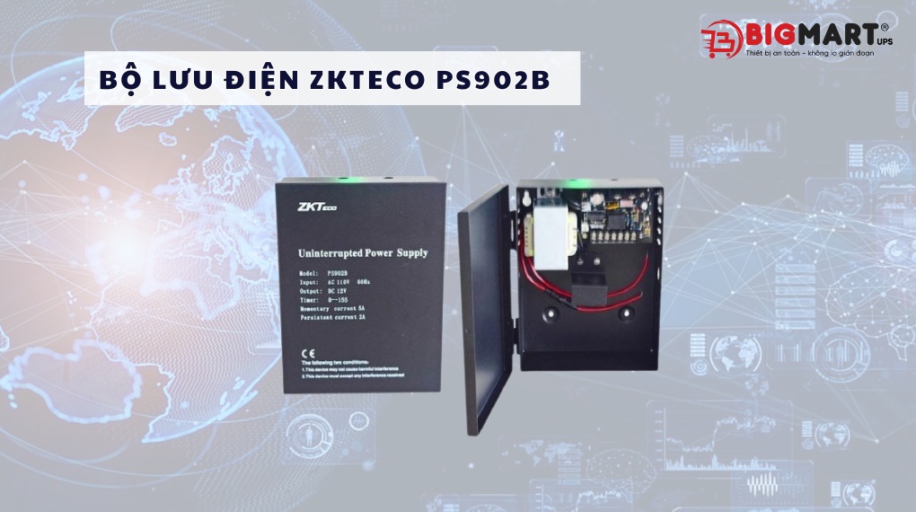 Bộ lưu điện ZKTeco PS902B