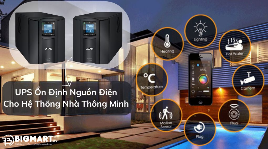 UPS Ổn Định Nguồn Điện Cho Hệ Thống Nhà Thông Minh