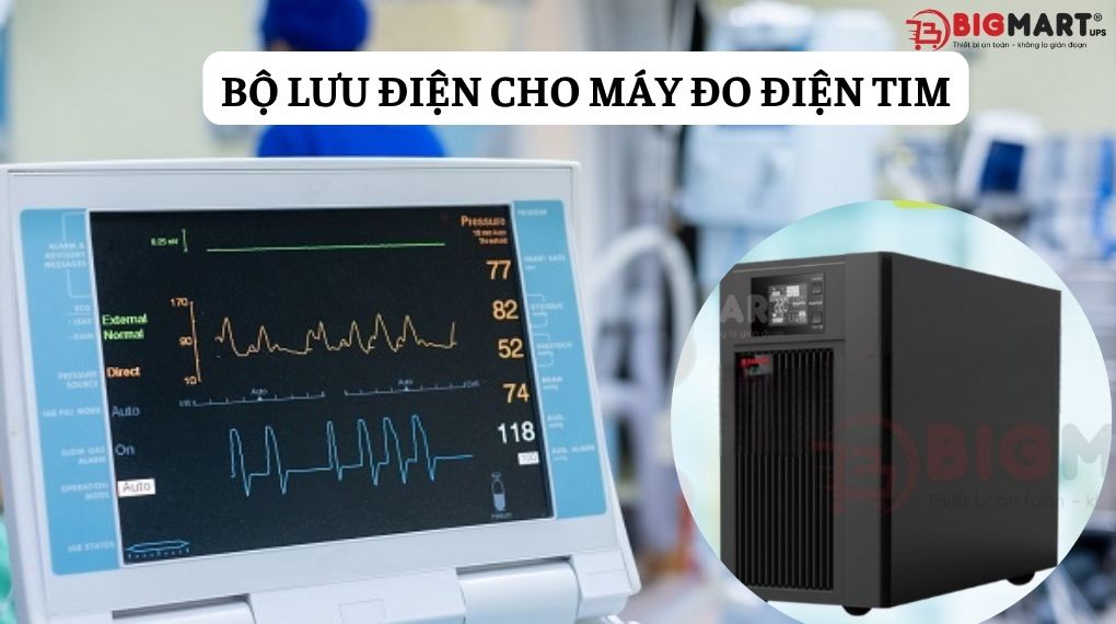 Bộ lưu điện cho máy đo điện tim