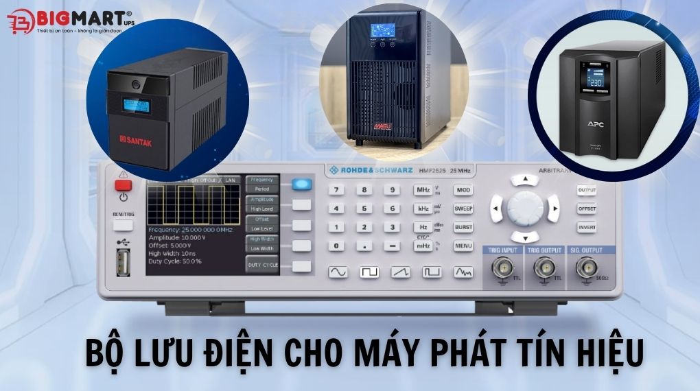Bộ lưu điện cho máy phát tín hiệu