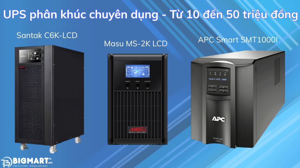 UPS phân khúc chuyên dụng - Từ 10 đến 50 triệu đồng