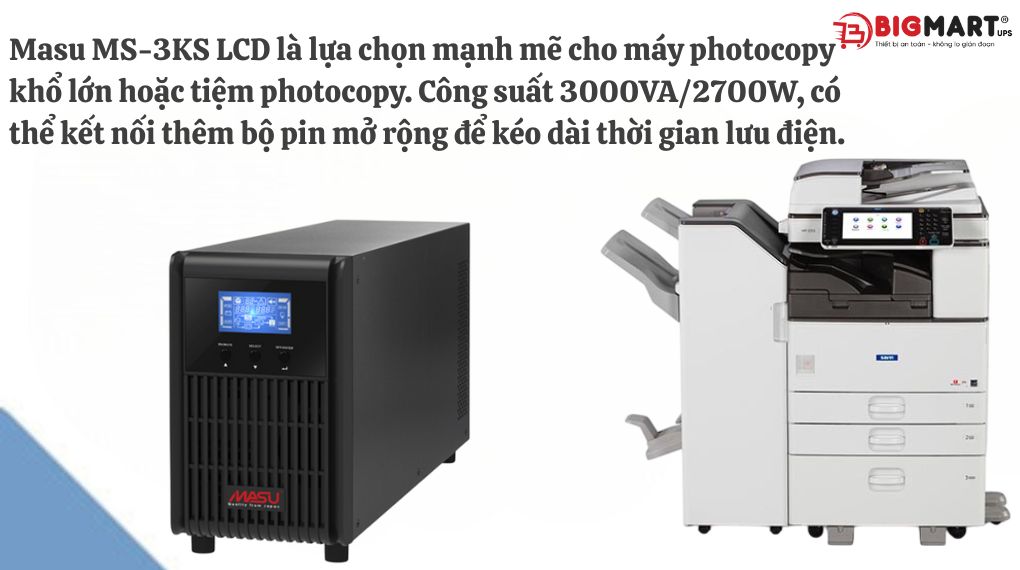 Bộ Lưu Điện Masu Cho Máy Photocopy