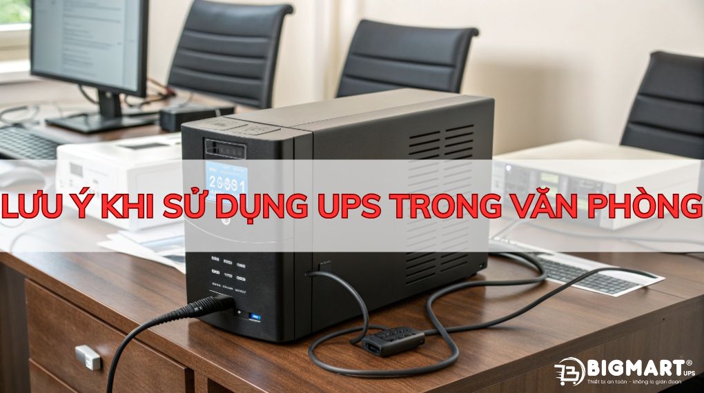 lưu ý khi sử dụng UPS trong văn phòng