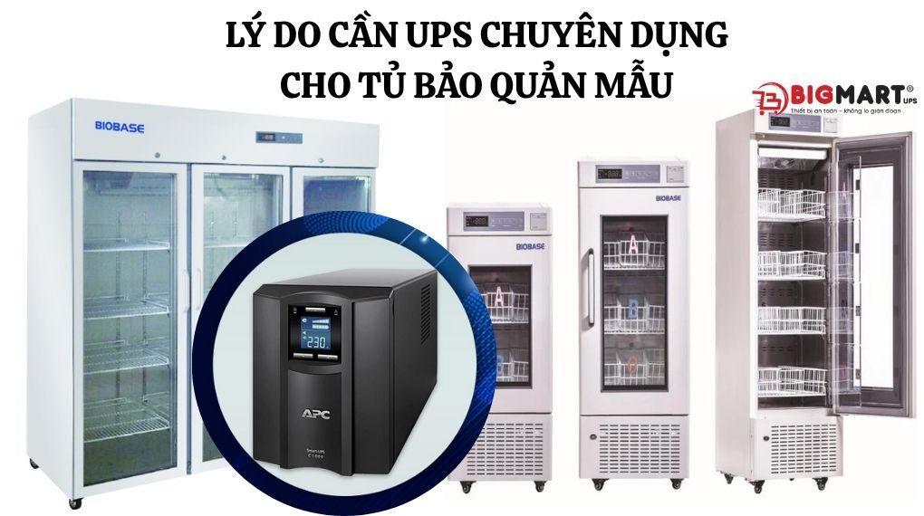 bộ lưu điện (UPS) cho tủ bảo quản mẫu