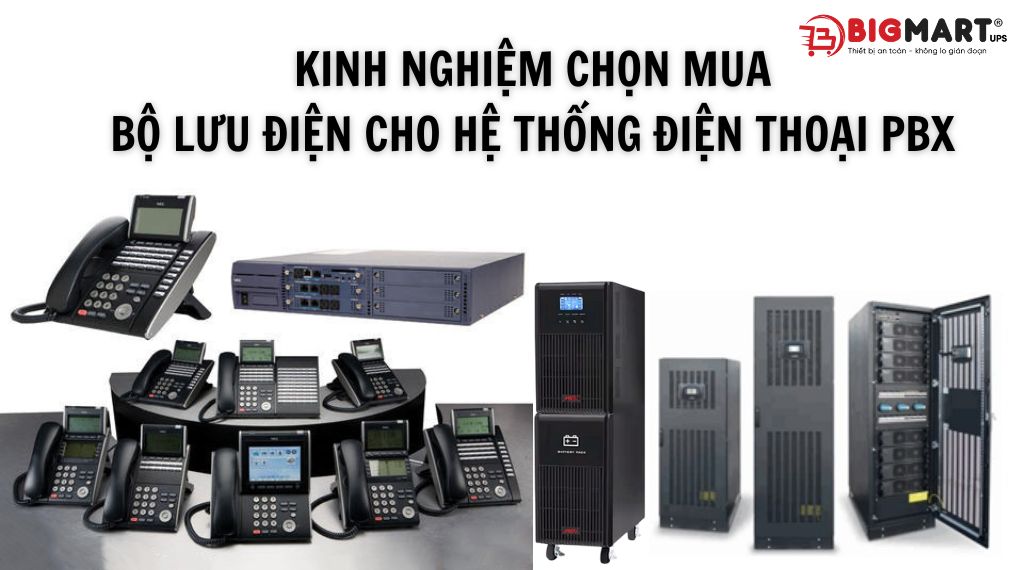 Bộ lưu điện cho hệ thống điện thoại PBX