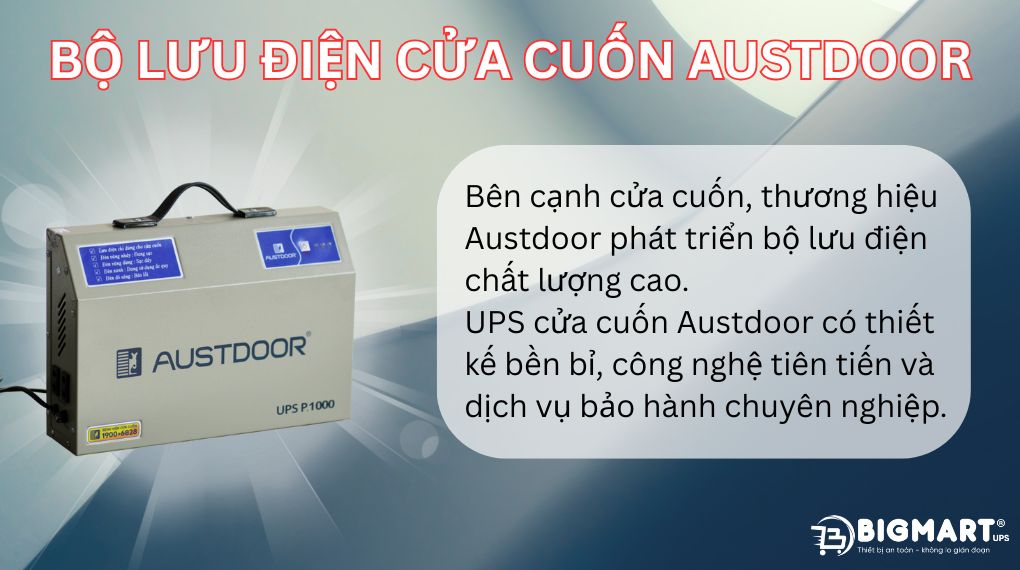 Bộ lưu điện cửa cuốn Austdoor