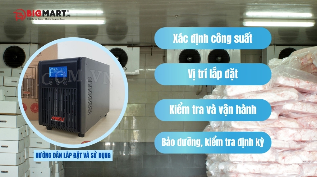 Hướng dẫn lắp đặt và sử dụng bộ lưu điện cho tủ lạnh