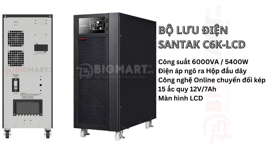 UPS Santak C6K-LCD 6000VA/5400W