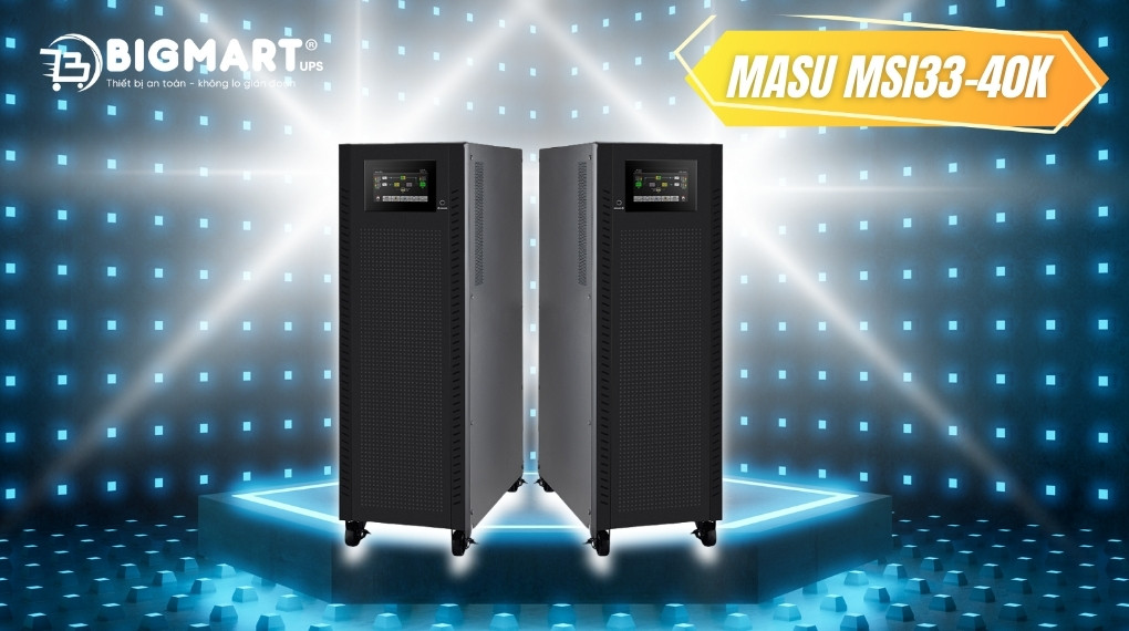Bộ lưu điện công nghiệp Masu MSI33-40K (40kVA/40kW)