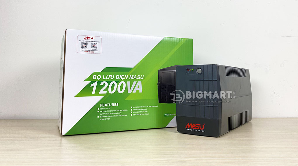 Siêu thị bộ lưu điện cung cấp UPS MASU MS-1200VA chính hãng