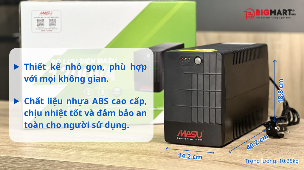 Bộ lưu điện 1200VA thiết kế nhỏ gọn