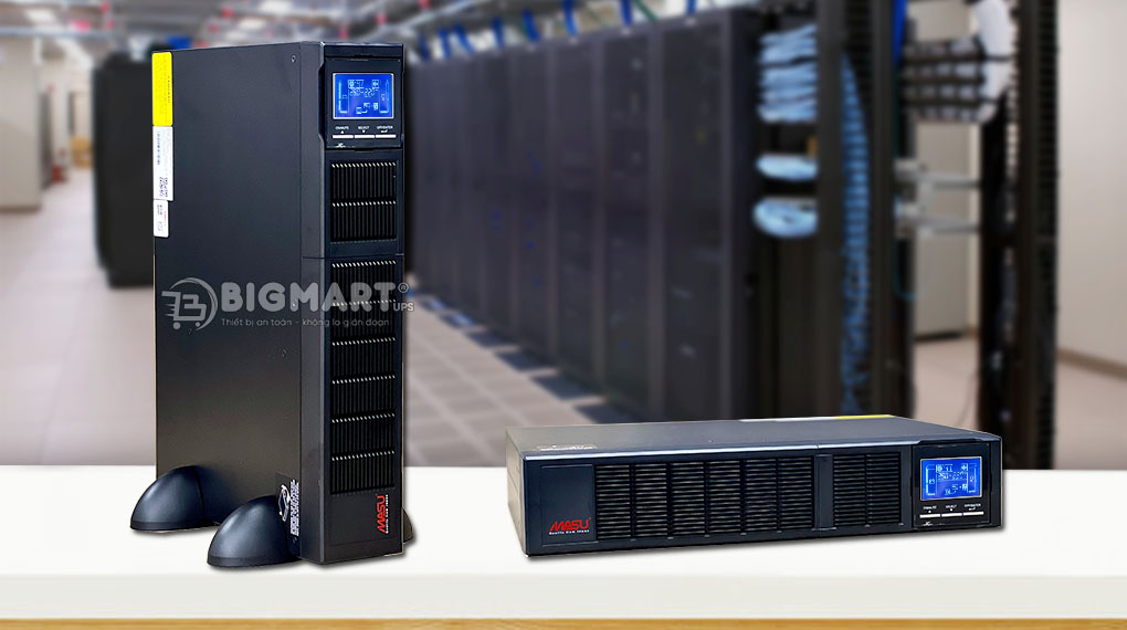 Siêu thị bộ lưu điện cung cấp UPS MASU MS-1KR LCD chính hãng