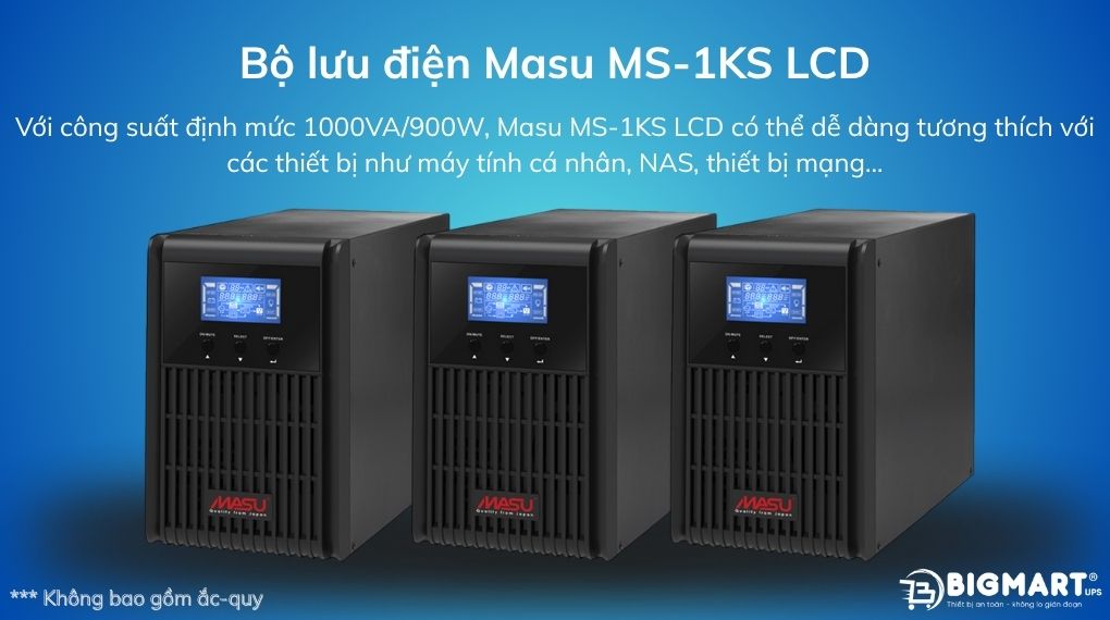 Bộ lưu điện Online Masu MS-1KS 1000VA/900W