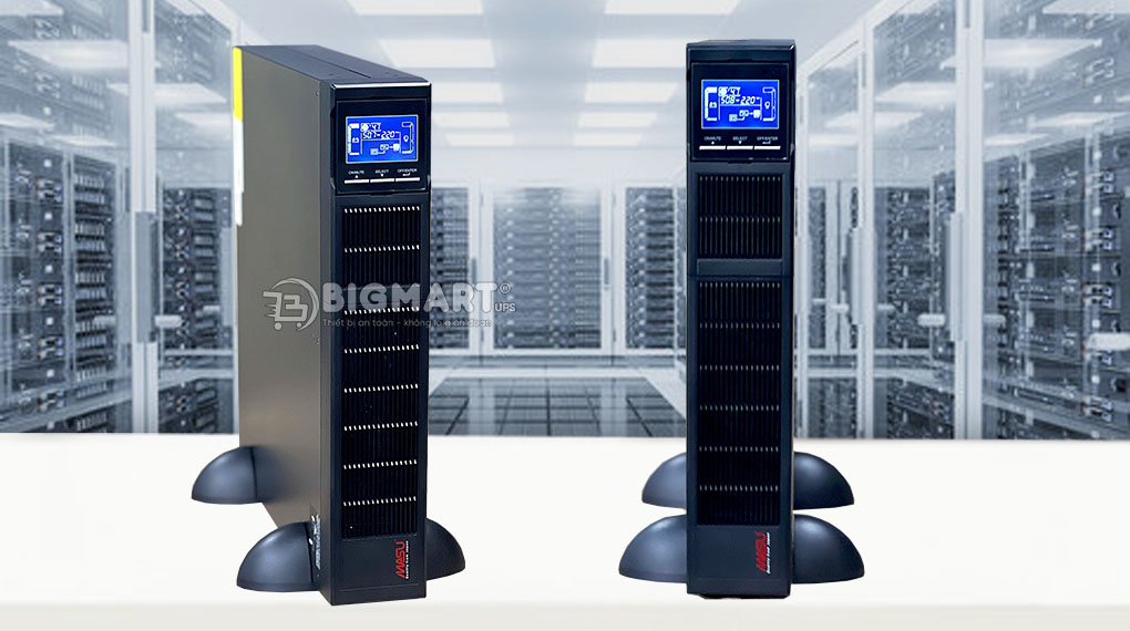 Siêu thị bộ lưu điện cung cấp UPS MASU MS-2KR LCD chính hãng