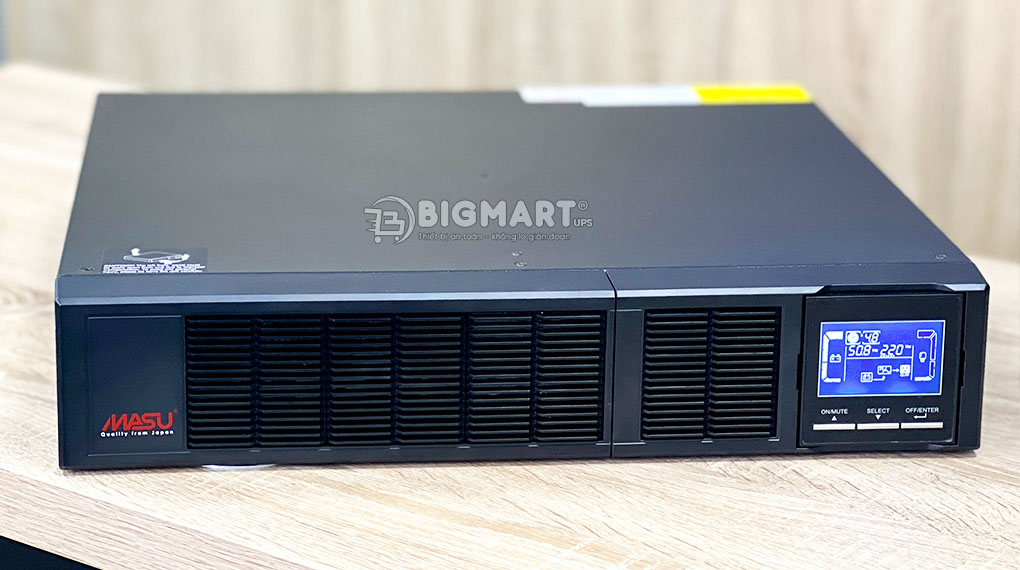 Siêu thị bộ lưu điện cung cấp UPS MASU MS-3KR LCD chính hãng