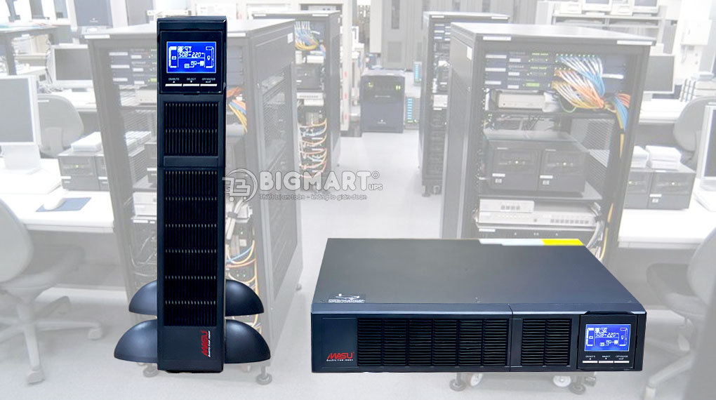 Siêu thị bộ lưu điện cung cấp UPS MASU MS-3KRS LCD chính hãng