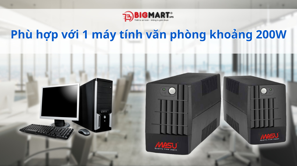 bộ lưu điện Masu 650VA