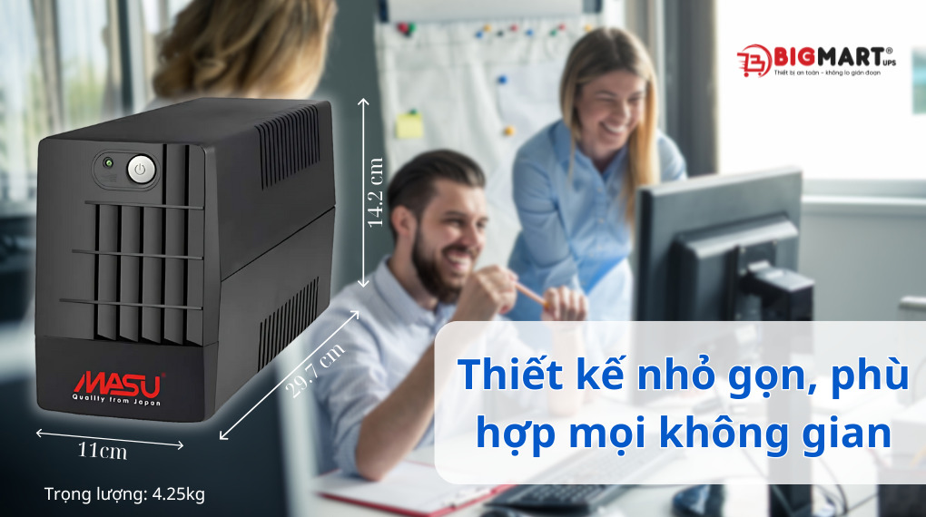 Bộ lưu điện 650VA thiết kế nhỏ gọn