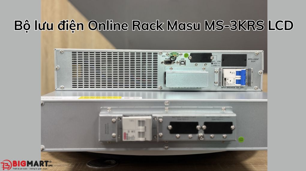 UPS Online Rack Masu MS-6KRS LCD
