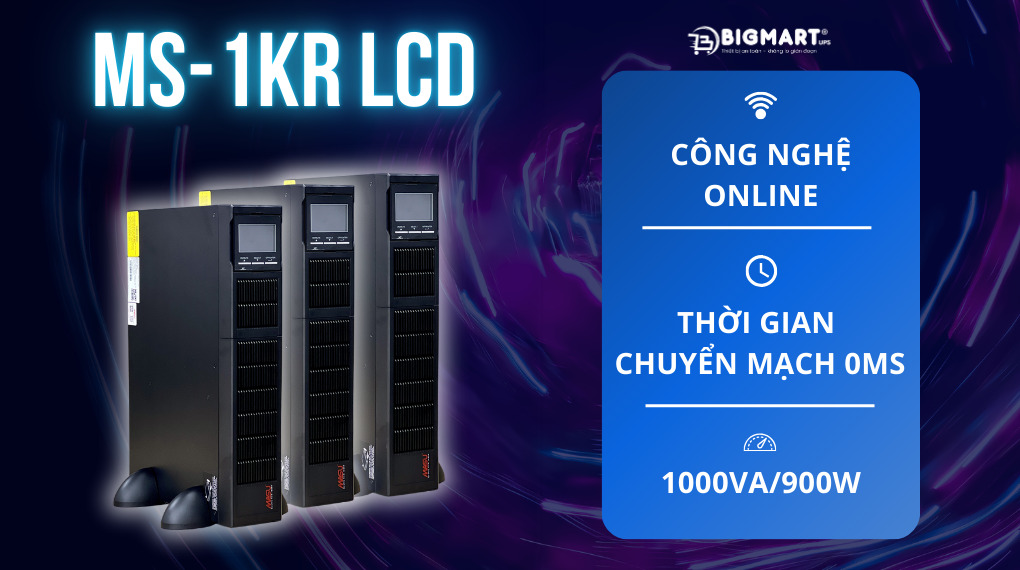 Bộ lưu điện MS-1KR LCD