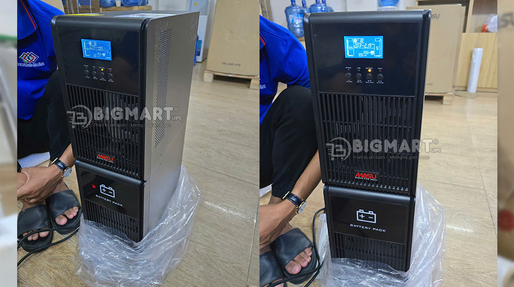 Bộ lưu điện công suất lớn 10kVA MASU MS-10K LCD